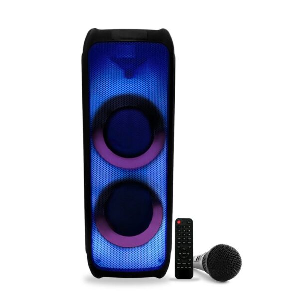 parlante argomtech arg sp 4010bk rave 100 flame led bt