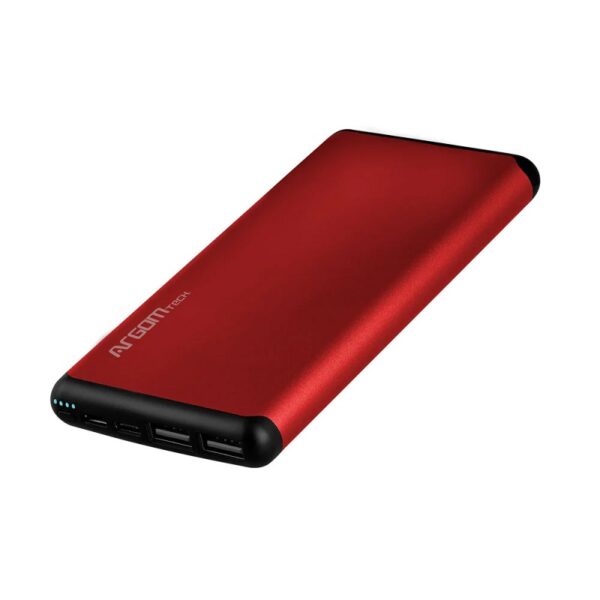 cargador portÁtil argomtech arg pb 1150rd 12000 mah rojo
