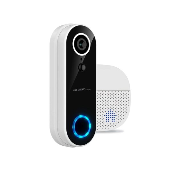 videoportero argomtech con timbre inteliente arg sv 8002wt