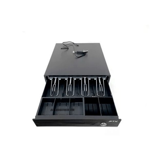 caja de dinero ftx las 335 acero rj11/4b/5m/1r 355mm x 360mm x 80mm