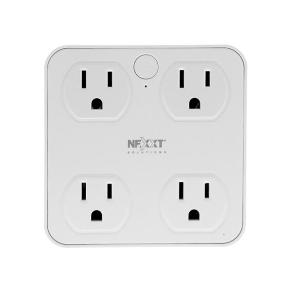 iot nexxt enchufe 4 toma nema + 4 usb/15a nhp t610