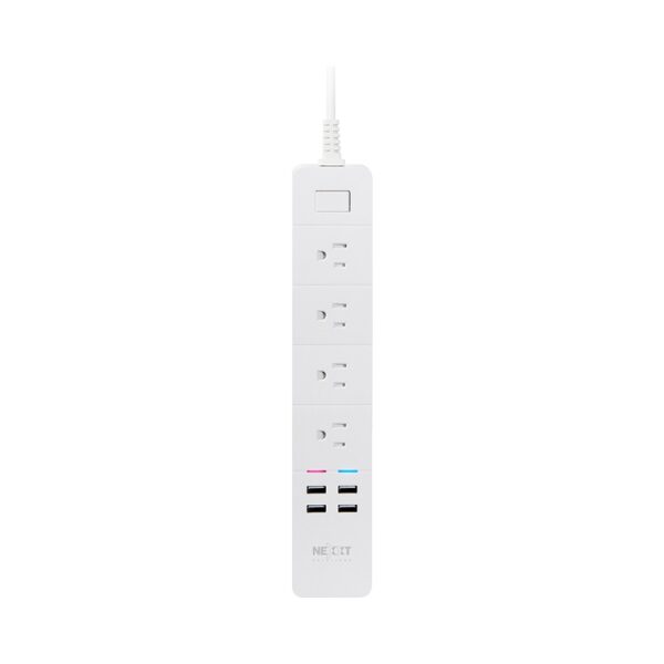 iot nexxt filtro de linea 4 tomas nema + 4 usb/15a/1.8m nhp e610