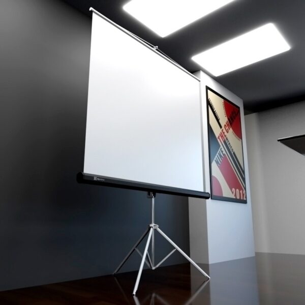 pantalla para proyector klip xtreme 86" kps 102b 4:3 man/trip/neg