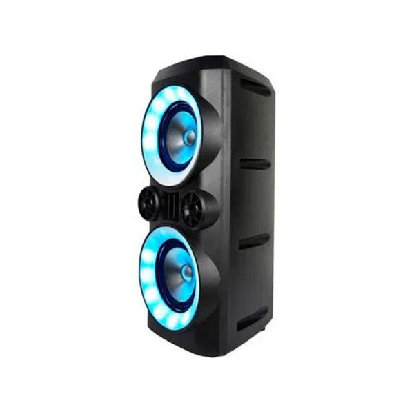 parlante multi 300w neon x 6.5" bt/aux/sd/usb/fm/led/bat sp379