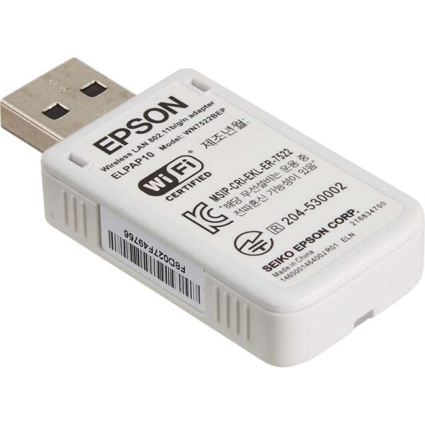 proyector epson dongle wifi elpap10 p/powerlite w05+ s41+ x05+ x41+