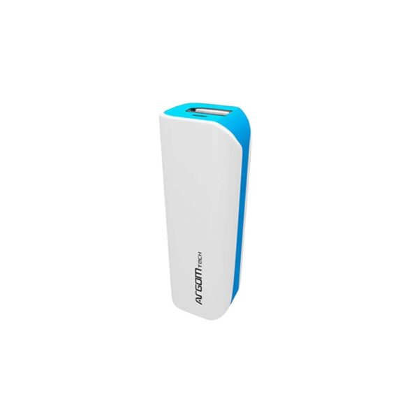 cargador portÁtil argomtech arg ac 0233l 2500 mah usb azul
