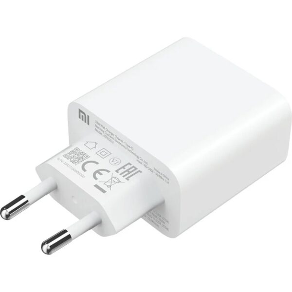cargador xiaomi dual para pared 33w usb a+usb c eur bivolt bhr4996gl