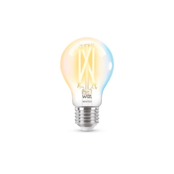 iot wiz foco filamento 220v 7w a60 e27 calida/fria trans(071131)
