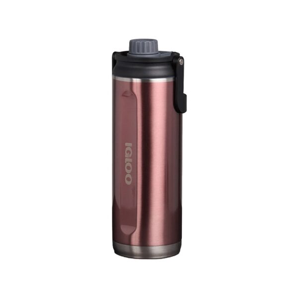 botella tÉrmica igloo 1.4l chug rosa con manija 71098