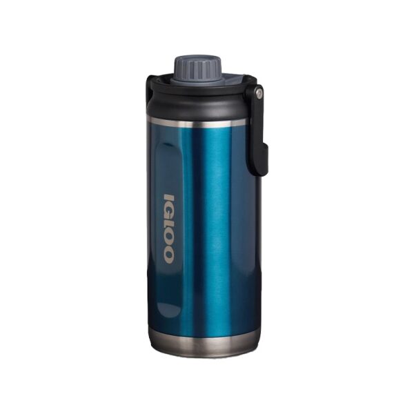 botella tÉrmica igloo 1l chug azul moderno con manija 71091
