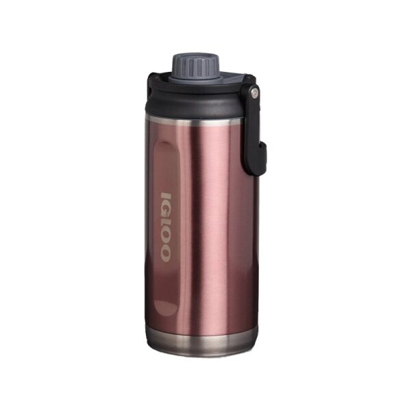 botella tÉrmica igloo 1l chug rosa con manija 71093