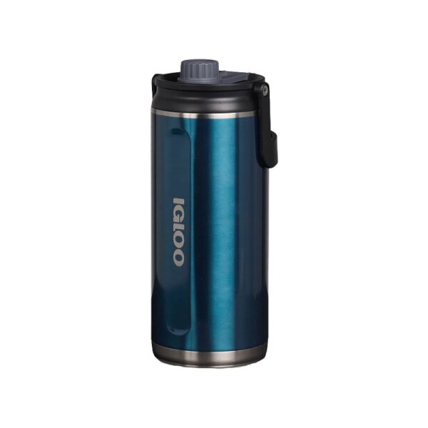 botella tÉrmica igloo 2.4l chug azul moderno con manija 71102