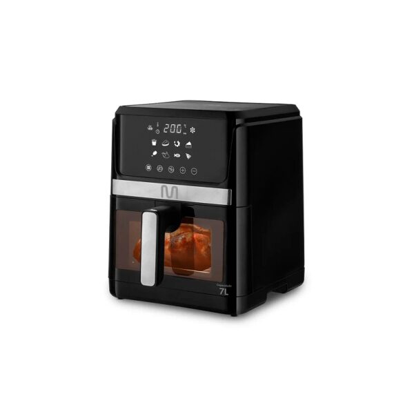 freidora sin aceite multi 7l 1600w 220v neg dig c/visor go224eur