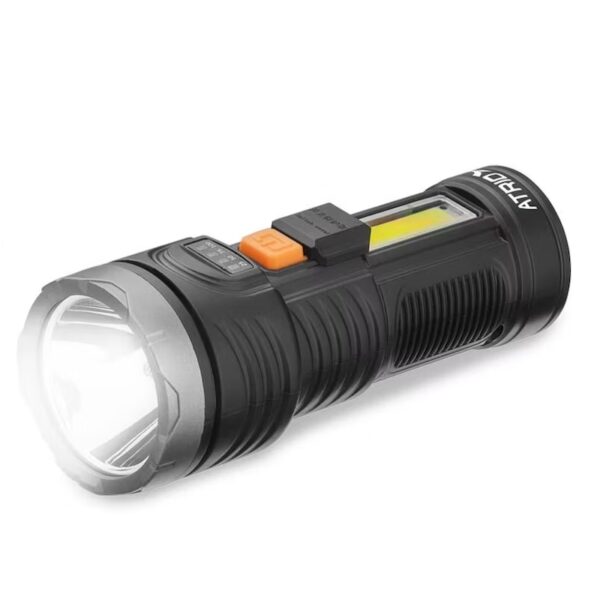 linterna multi de mano atrio recargable cob 3w/140l/2000ma es443