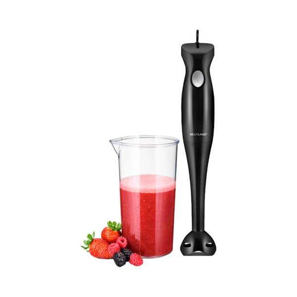 mixer de alimentos multi 200w 220v velocidad con vaso fp010 negro