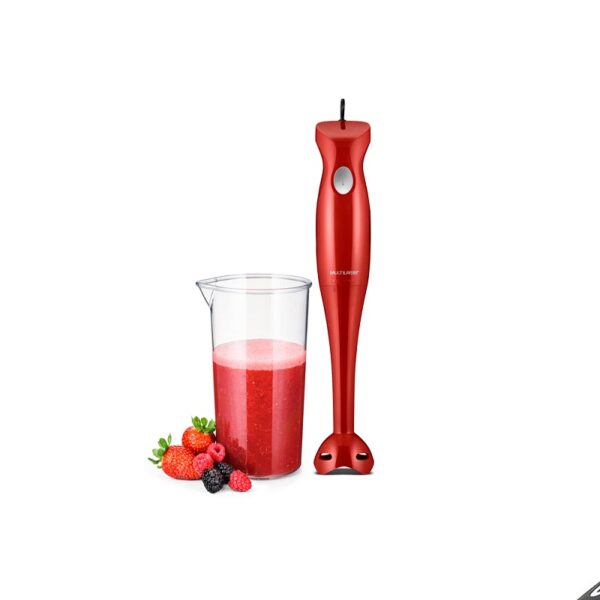 mixer de alimentos multi 200w 220v velocidad con vaso fp012 rojo