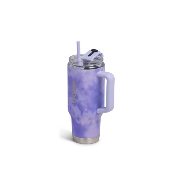 vaso tÉrmico igloo 950ml sstl flip 'n' sip travel mug ice dye lila 71310 con pajita