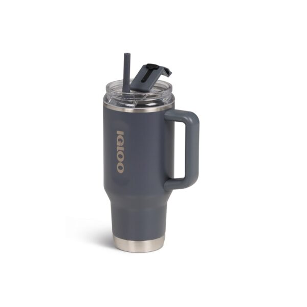 vaso tÉrmico igloo 950ml sstl flip 'n' sip travel mug carbonite 71222 con pajita