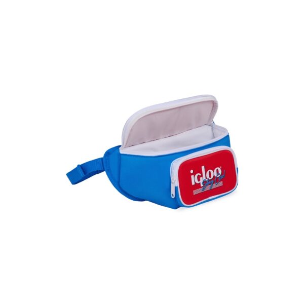 riÑonera tÉrmica igloo 3 latas retro fanny pack azul 63079