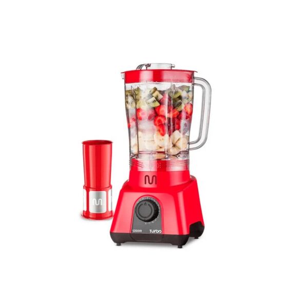 licuadora multi lq1204 2.6l jarra plastica con filtro 1200w 220v rojo