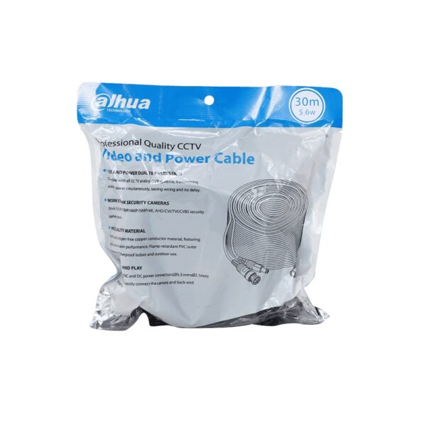 cable power dahua pfm942i 30 cctv video 30m c/conecto