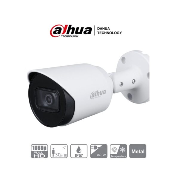 cÁmara dahua hac b4a21p vf bullet cooper 2mp 1080p ip67