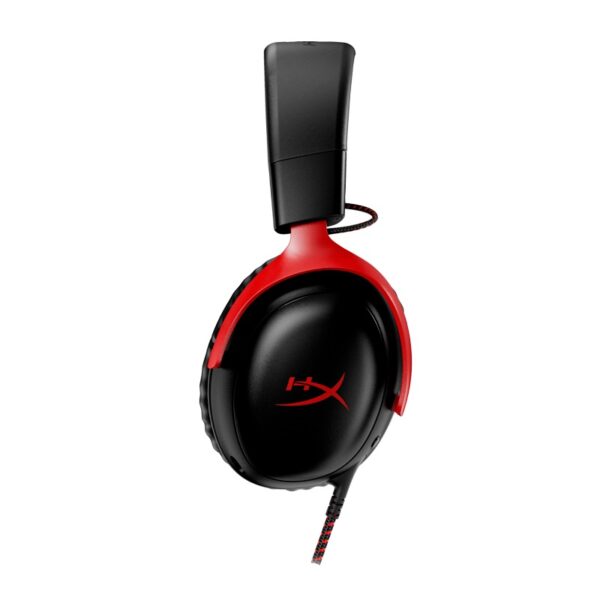 auricular gamer hyperx headset cloud iii 727a9aa mic/usbc/usba/3.5mm/rojo/negro