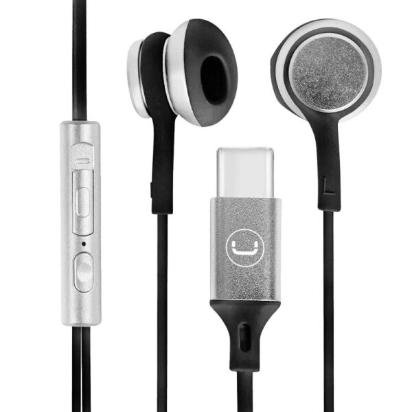 auricular unno hs7005bk ultra wired tipo c con microfono