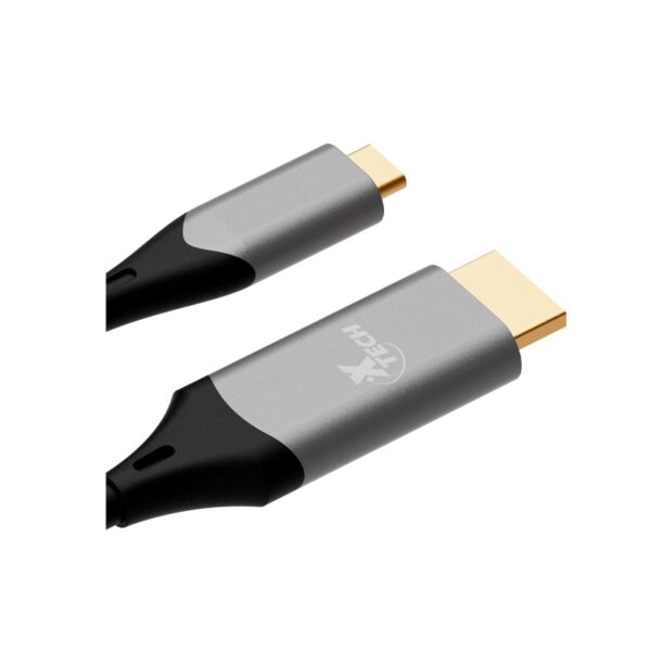 cable xtech xtc 546 usb c(m)/hdmi(m) 1.82m/4k/30hz negro