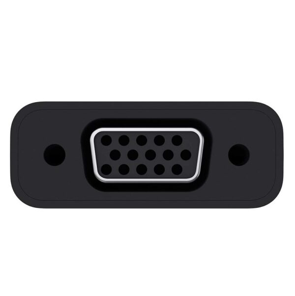 adaptador belkin blk25 usb c vga negro