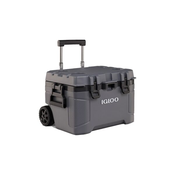 conservadora igloo con ruedas 80 latas trailmate carbonite 65x51x42cm 34939
