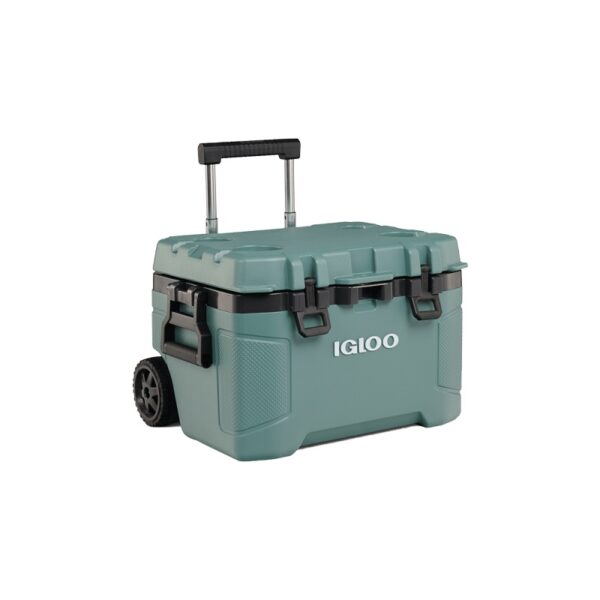 conservadora igloo con ruedas 80 latas trailmate verde 65x51x42cm 34941