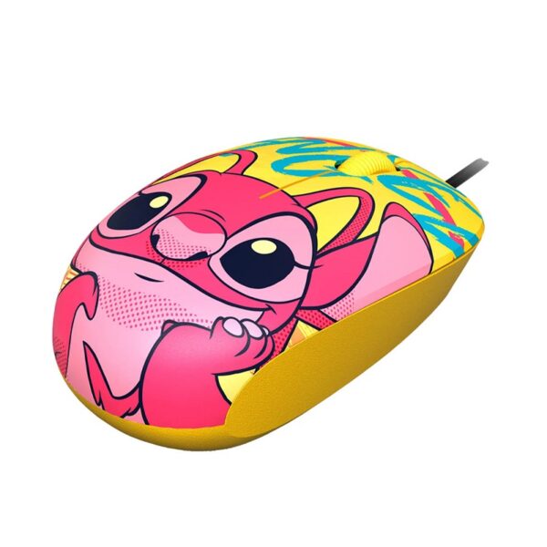 mouse usb xtech xtm d406st yl stitch edition 1200dpi/3 bot/amarillo