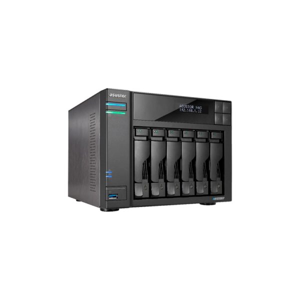 nas asustor as6706t qc 2.0/6bay/8gb/4 m.2/2 gblan/hdmi/2usb3.2