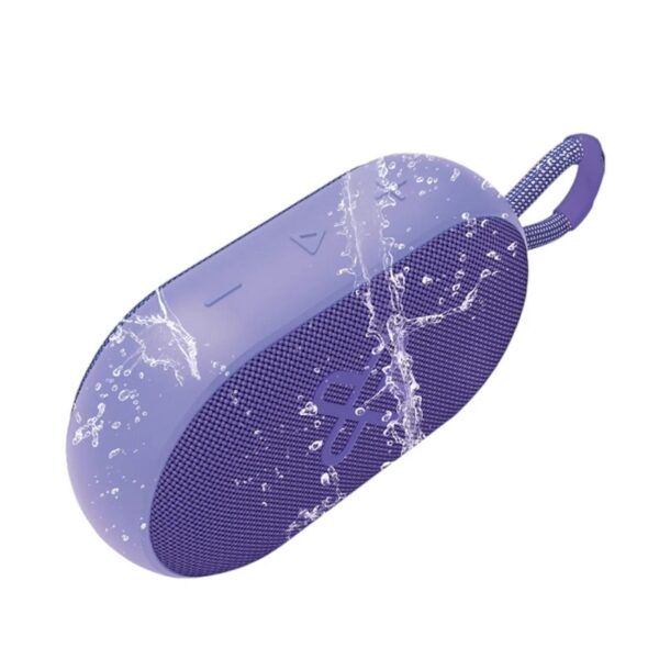 parlante klip xtreme groovesplash kbs 030pr bt/bat/ipx7/tws/mic/purpura