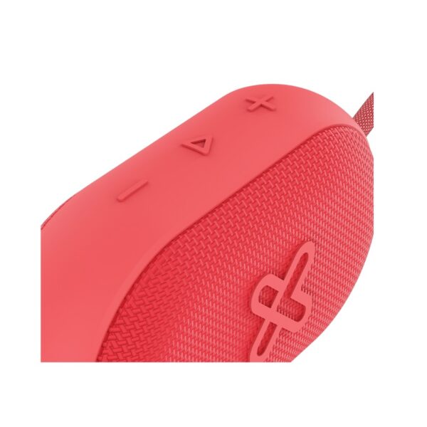 parlante klip xtreme groovesplash kbs 030rd bt/bat/ipx7/tws/mic/rojo
