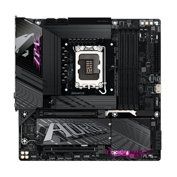placa madre aorus elite wifi7 ddr5 1851 z890m a s/r/dp/3m2/usb4/matx