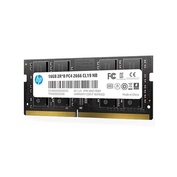 memoria ram para notebook ddr4 hp 16gb 2666 mhz 7eh99aa abm