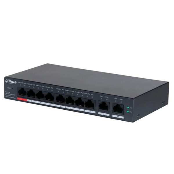 switch dahua dh cs4010 8et 110 10ptos/8ptos poe
