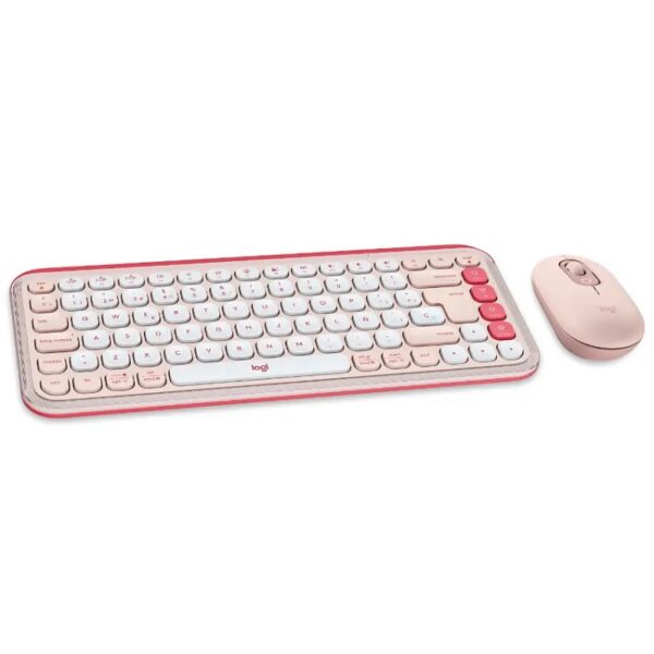 teclado logitech 920 013053 pop icon combo wir rosa