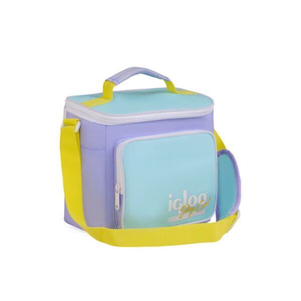 bolsa tÉrmica igloo 9 latas retro square lunch lila 63082