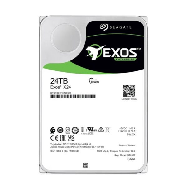 disco duro seagate 24 tb exos x24 st24000nm002h 7200 512mb
