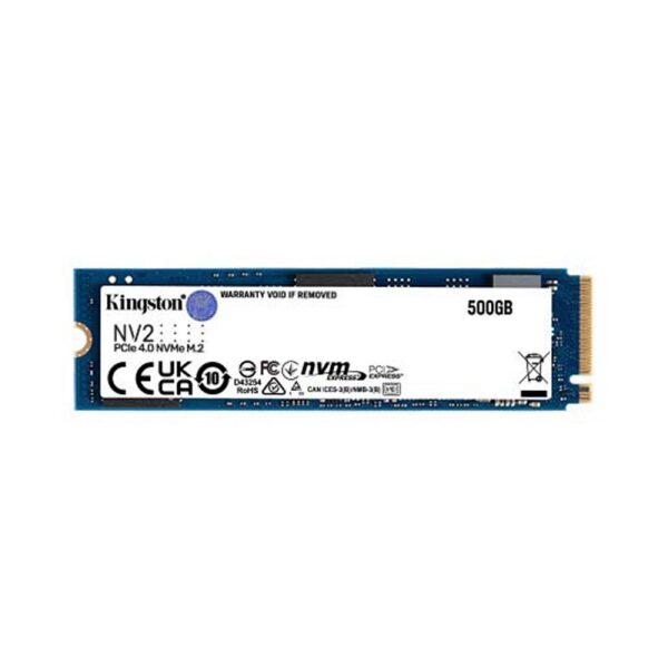 ssd kingston m.2 nvme 500gb snv2s/500g 3500/2100mb/s pcie 4.0