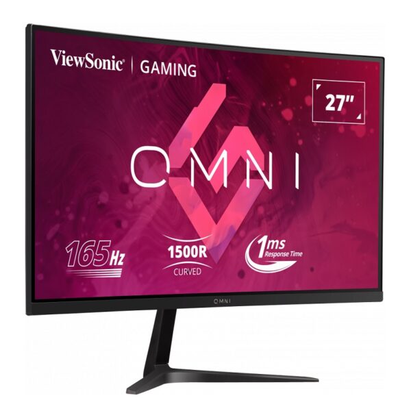 monitor gamer viewsonic 27" vx2718 2kpc mhd curvo va/165hz