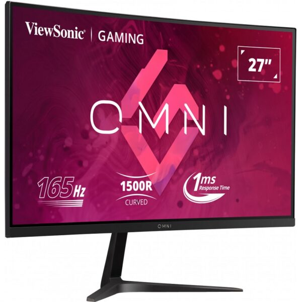 monitor viewsonic 27" vx2718 pc mhd hdmi/165hz curvo g