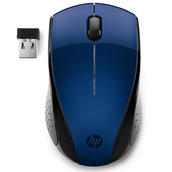 mouse hp 220 6ja62aa abm negro/azul wir