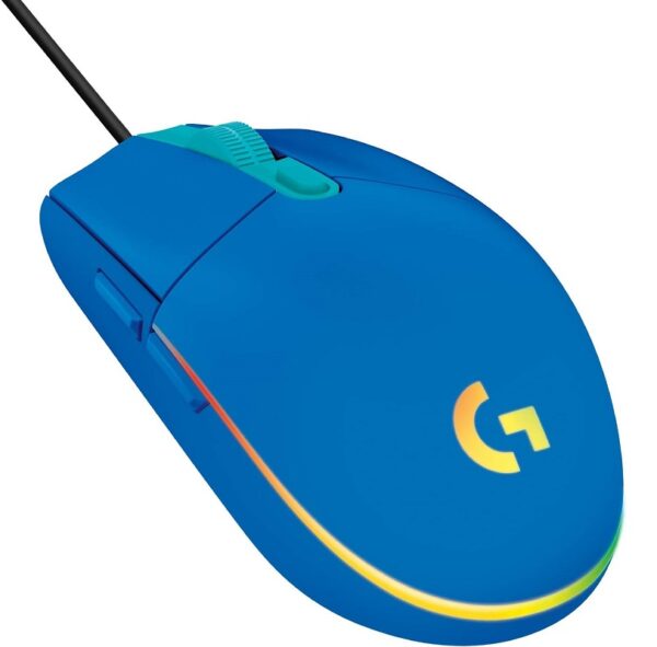 mouse gamer logitech 910 005795 g203 azul