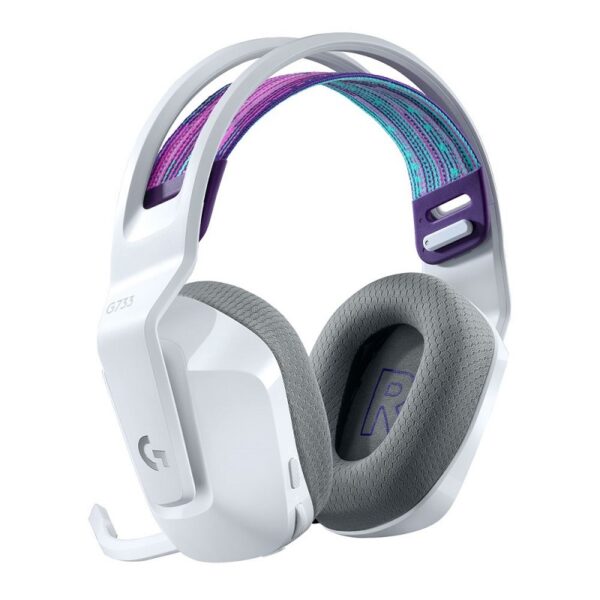 auricular gamer logitech 981 000882 g733 lightspeed blanco wir