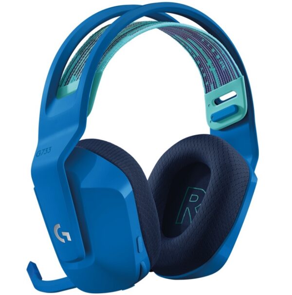 auricular gamer logitech 981 000942 g733 lightspeed azul wir