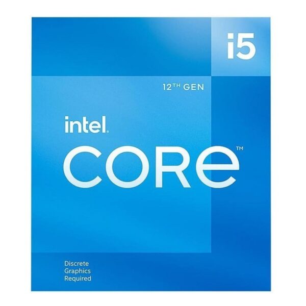 procesador intel ci5 12400f 2.50/18m/1700 12va